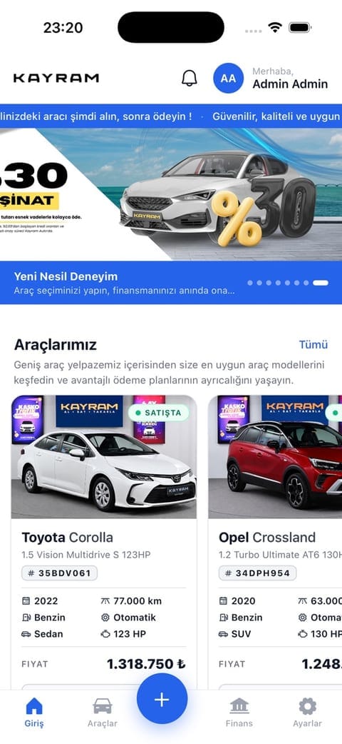 Kayram Auto, iOS · Android